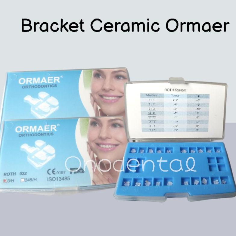 Bracket behel gigi Ceramic transparan