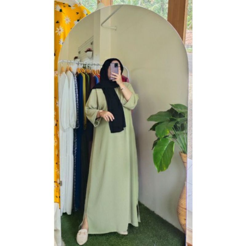 Long Daily basic tunik midi oversize