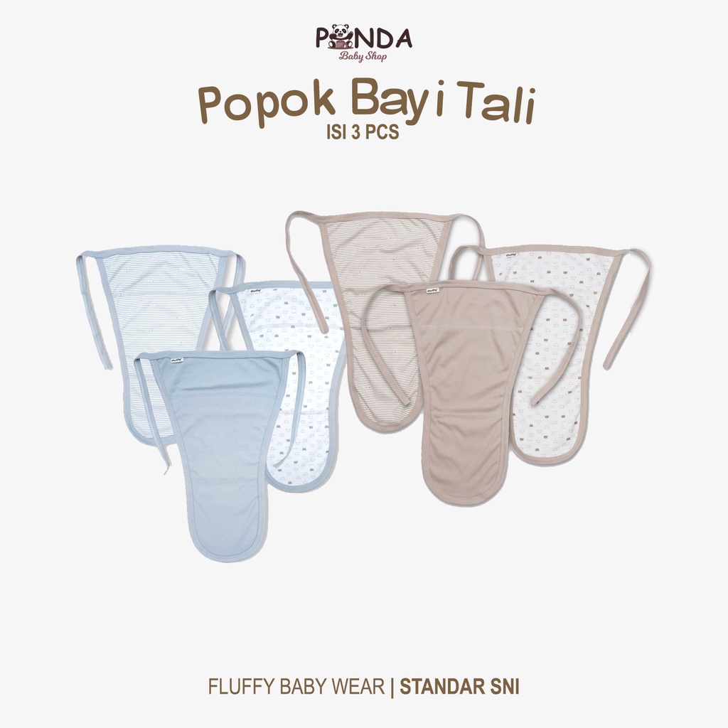 Fluffy Popok Bayi Tali (Isi 3)