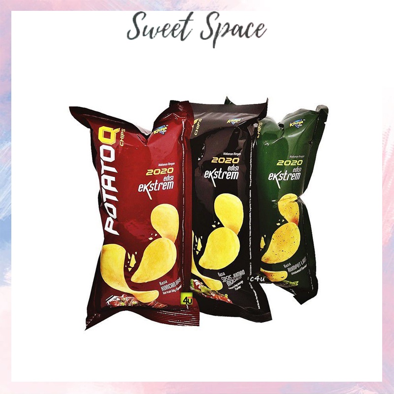 CHIKI POTATO Q CHIPS SNACK KENTANG PER 1 PCS [SWEETSPACE]