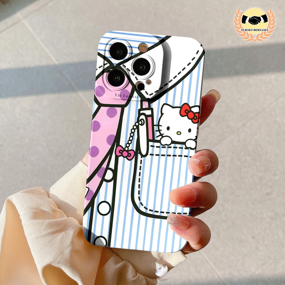 CUSTOM CASE SOFTCASE SILIKON PROCAMERA HELLO KITTY CUSTOM VIVO Y12 Y15 Y17 Y16 Y12S Y20 Y21S Y91 Y93 Y95 Y91C Y1S V25 V25E Y22 Y35 BSB6208