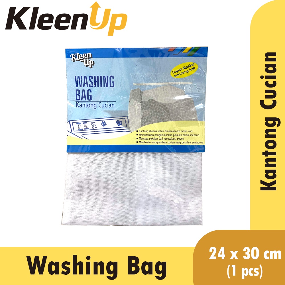 Ktmstore Kantong Cucian Washing Bag Tas Laundry Net Jaring 24 x 30 cm KLeenup