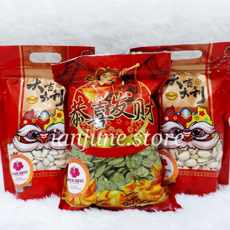Kuaci Hijau / Kacang Pistachio / Kuaci Putih / Kai Xin Guo / Snack Imlek / Kuaci Imlek / Snack