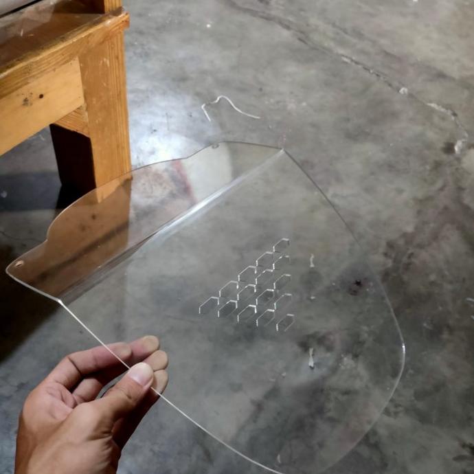 Akrilik Bagasi Downdraft Vario 125/150 Old/New