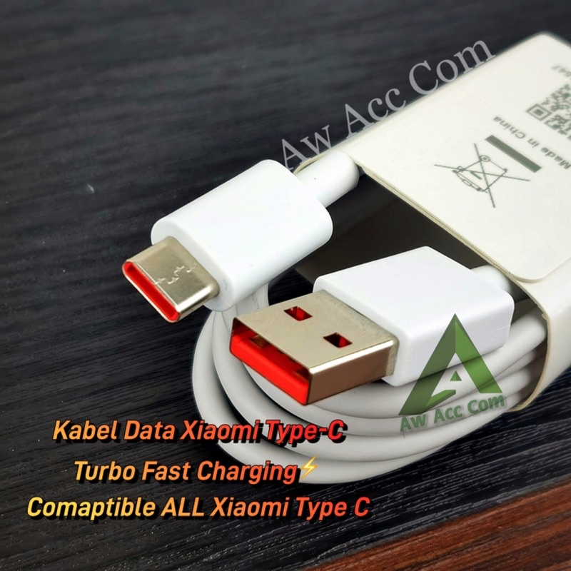 KABEL XIAOMI TYPE C TURBO FAST CHARGING XIAOMI REDMI NOTE 7 8 9 10 PRO/ POCO X3 M3 M4 PRO F3/F4/M5S/Mi 5/Mi 6/mi 8/mi 9/Mi 10/Mi 11/ TURBO 6A