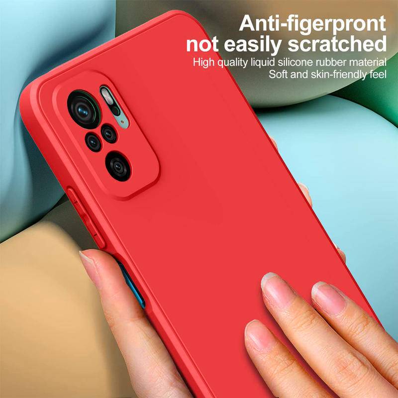 Cover Case Silikon Cair Lembut Original Untuk Redmi Note8 8A 8T 10 10s 10C 11 Pro Plus 5G