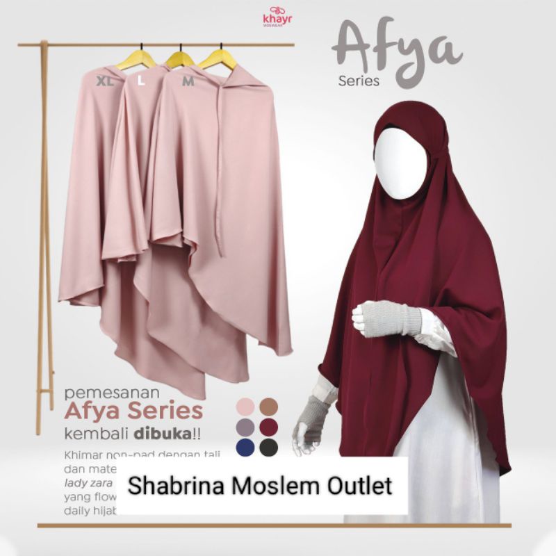 BIG SALE .  Cuci Gudang Promo Afya Khayr || Hijab Instan || Hijab Bergo Syar'i || By Khayr