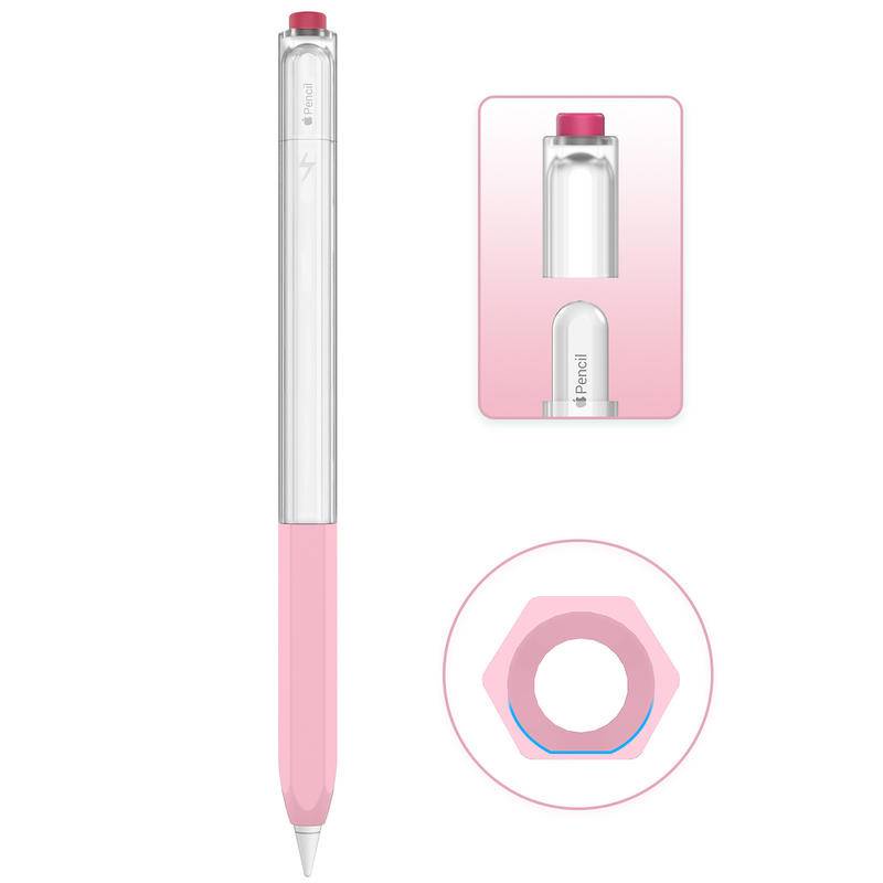 Jelly Color Translucent Silicone Case for Apple Pencil 2nd Silikon Pelindung Pen Case for Apple Pencil 2tablet Aksesoris