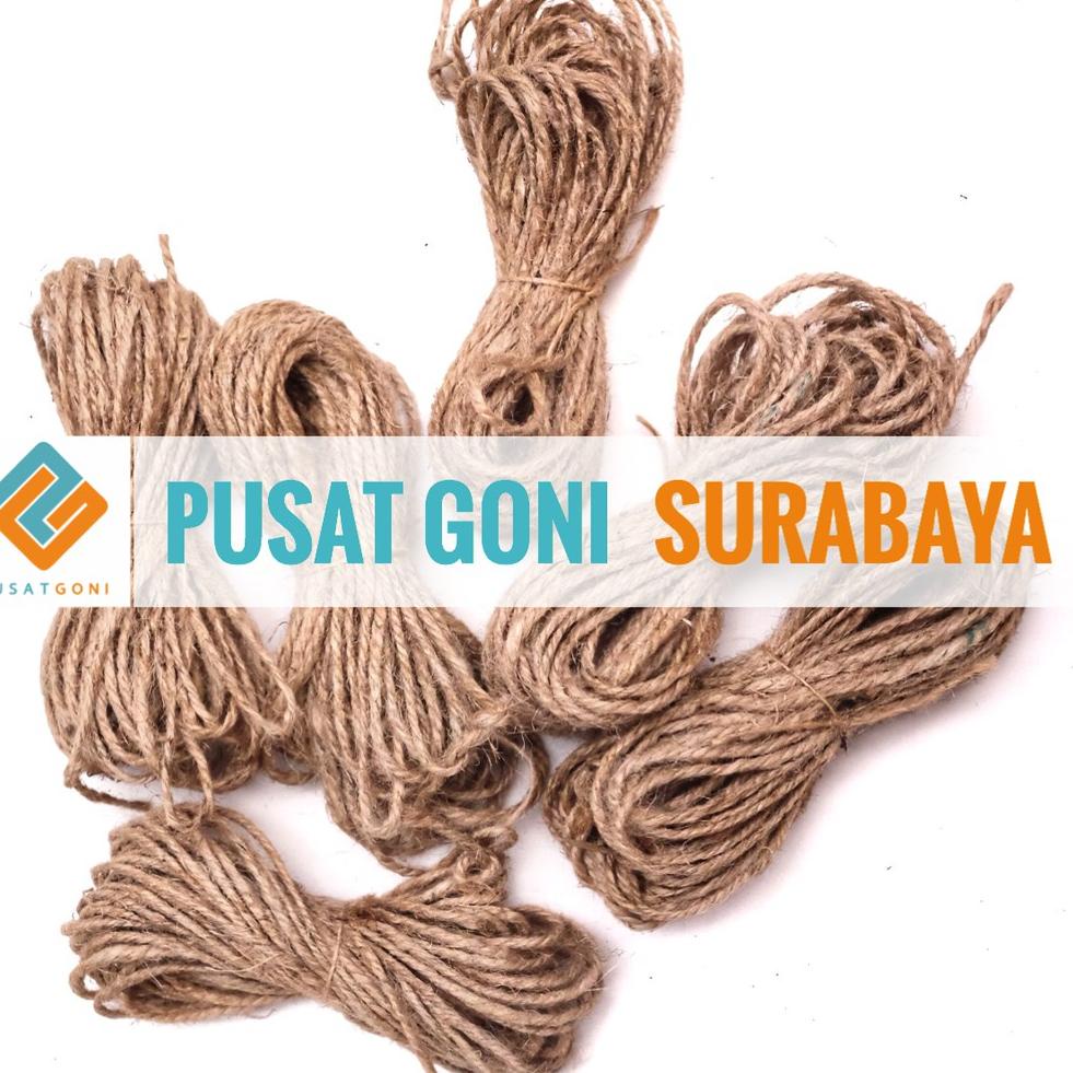 

㊩ Tali Goni 3 Ply 10 Meter - Tali Rami 2MM - Tali Undangan - Tali Ikat Hampers - Tali Souvenir ヘ