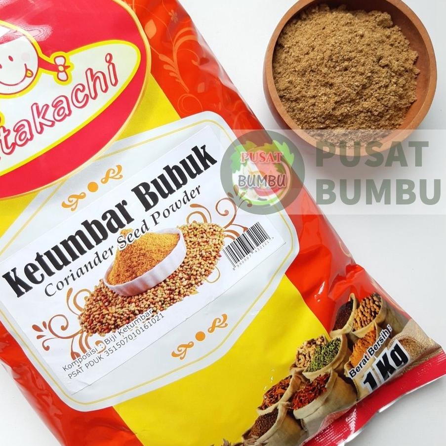 

べ Ketumbar Bubuk Murni Asli 1Kg Yutakachi / Ground Coriander Powder / Kualitas Premium Bumbu Rempah Bubuk Pusat Bumbu ↵