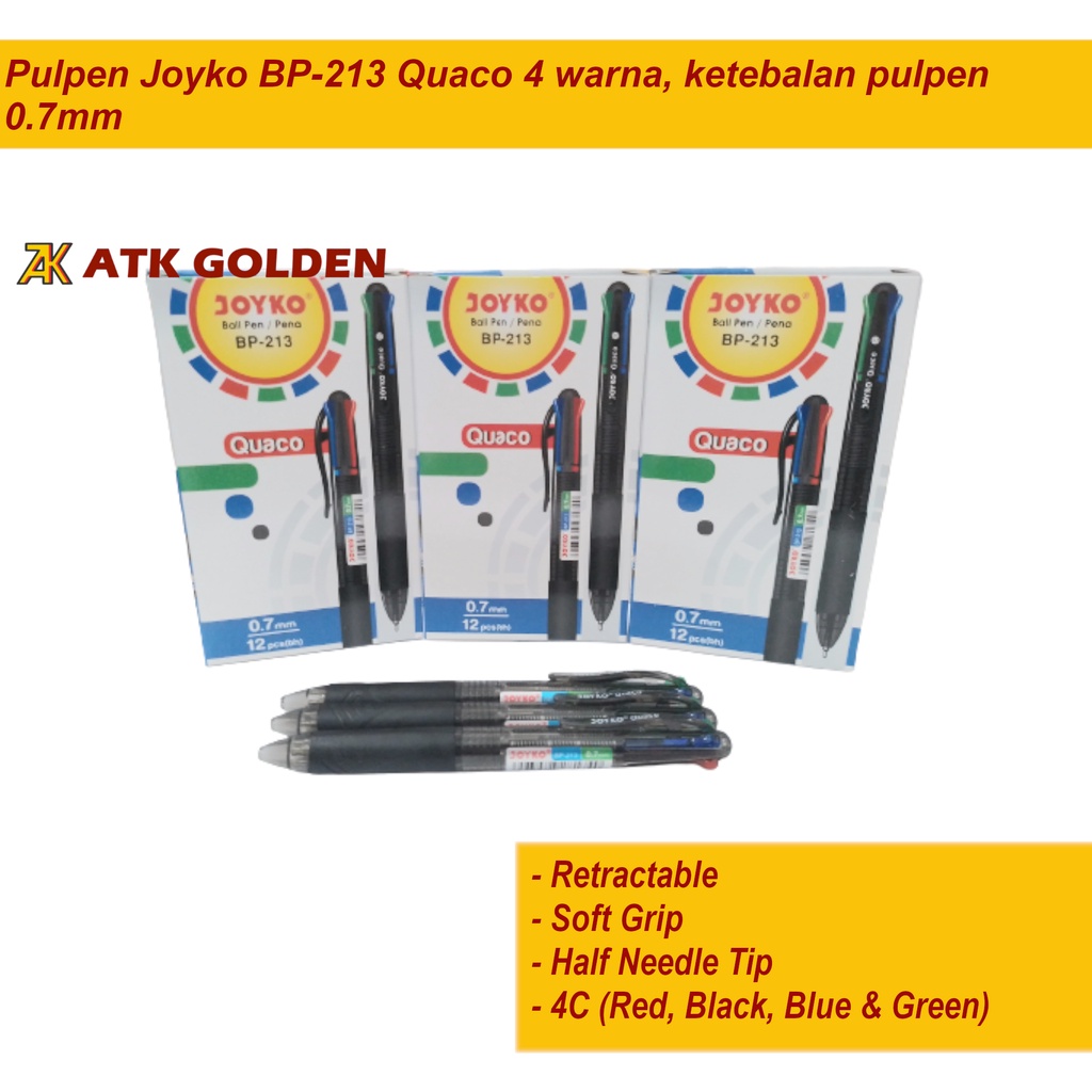 

Pulpen Joyko 4 Colour BP-213