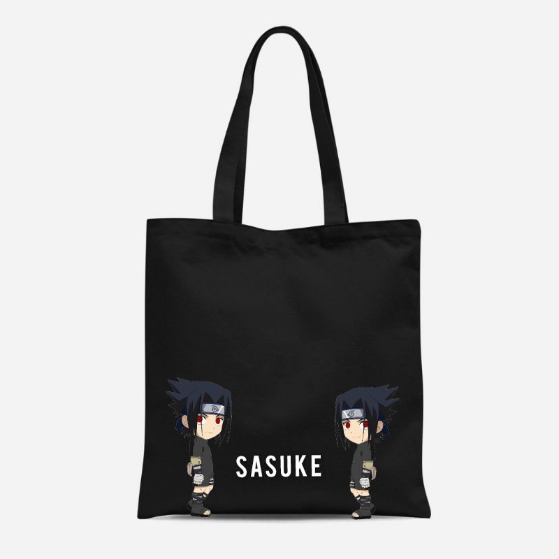 TOTEBAG SASUKE PRIA WANITA TERLARIS SEMI CANVAS KEREN