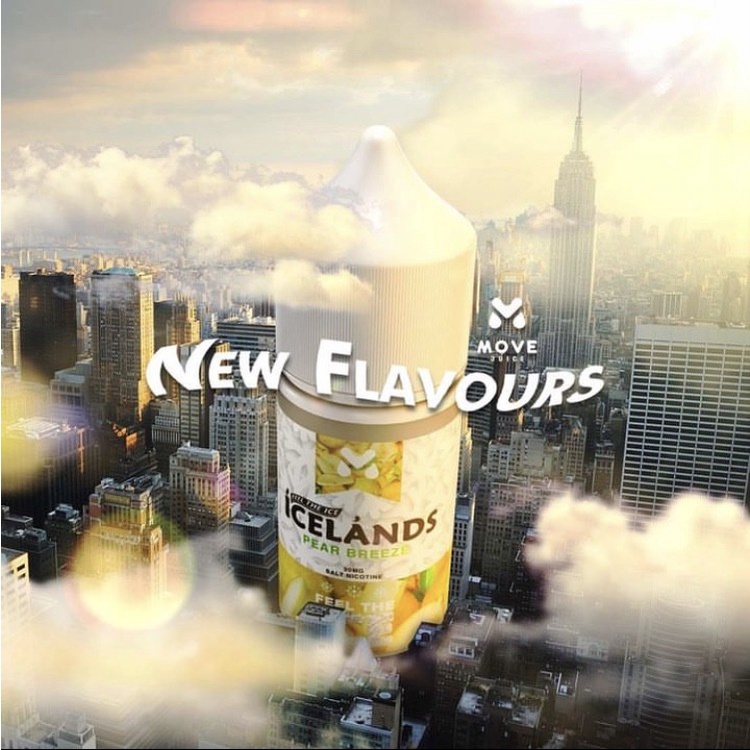 Icelands Salt Nic Series 30ML 30MG by Move Juice