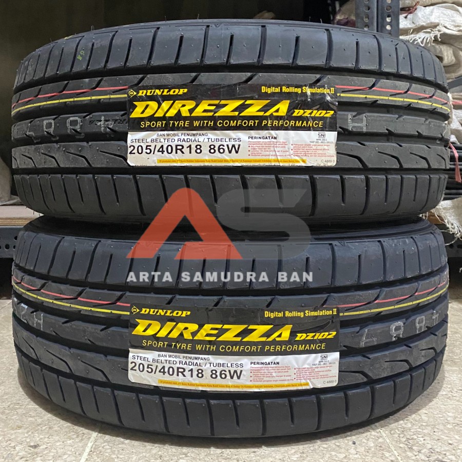 Ban Dunlop Direzza DZ 102 DZ102 205 / 40 R 18 R18