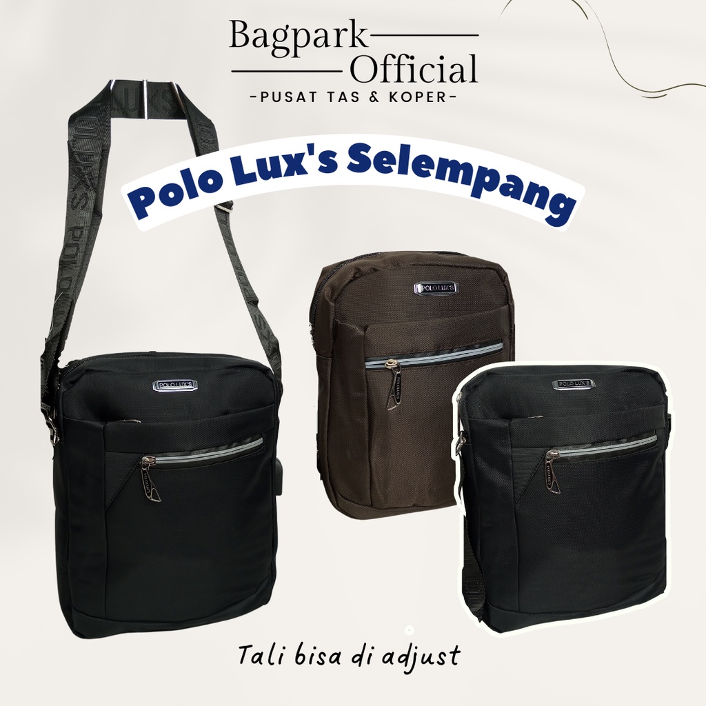 Tas Selempang Pria Polo Luxs Original Sling bag Pria Usb Sport Size Besar Size Kecil Tas Selempang Pria Import Murah