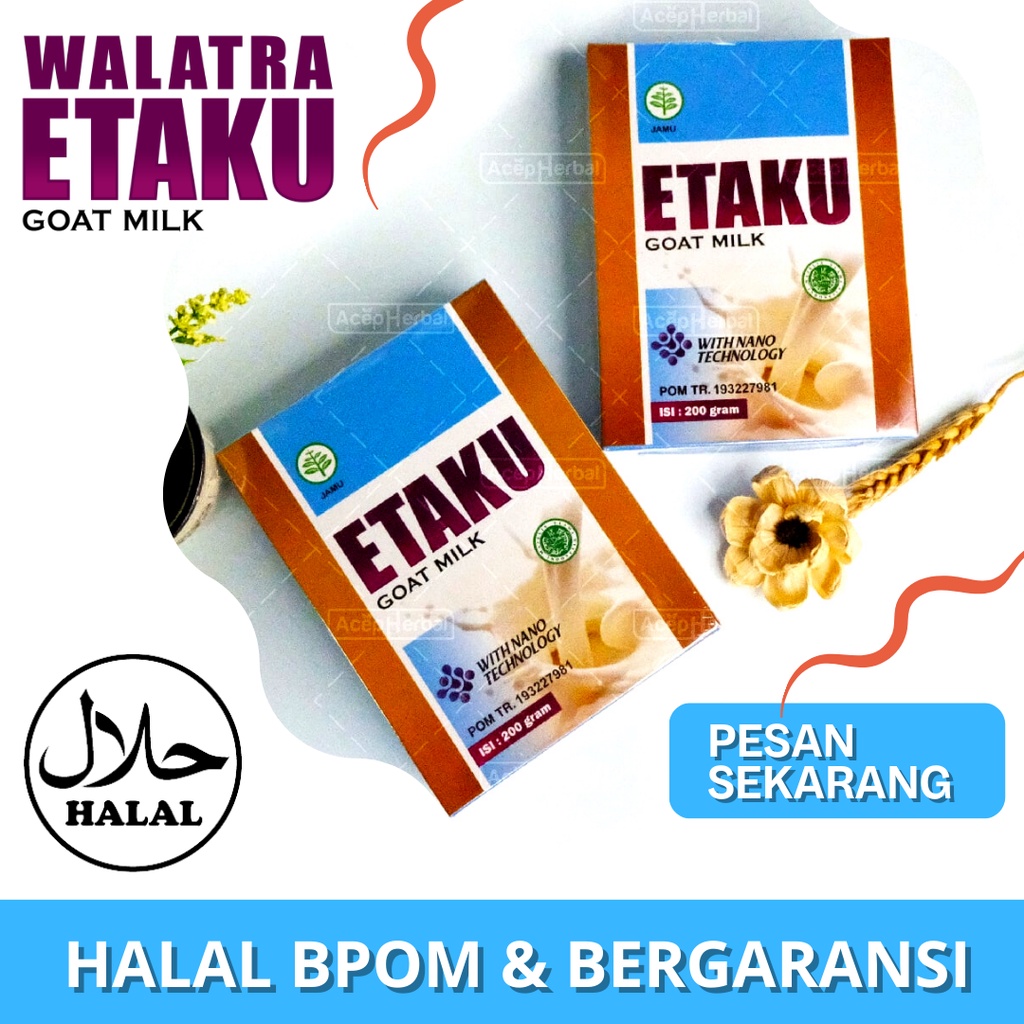 

Etaku Goat Milk Obat Peninggi Badan Gemuk Badan Asam Lambung Asma Batuk Tbc Sakit Persendian Susu Kambing Etawa Asli