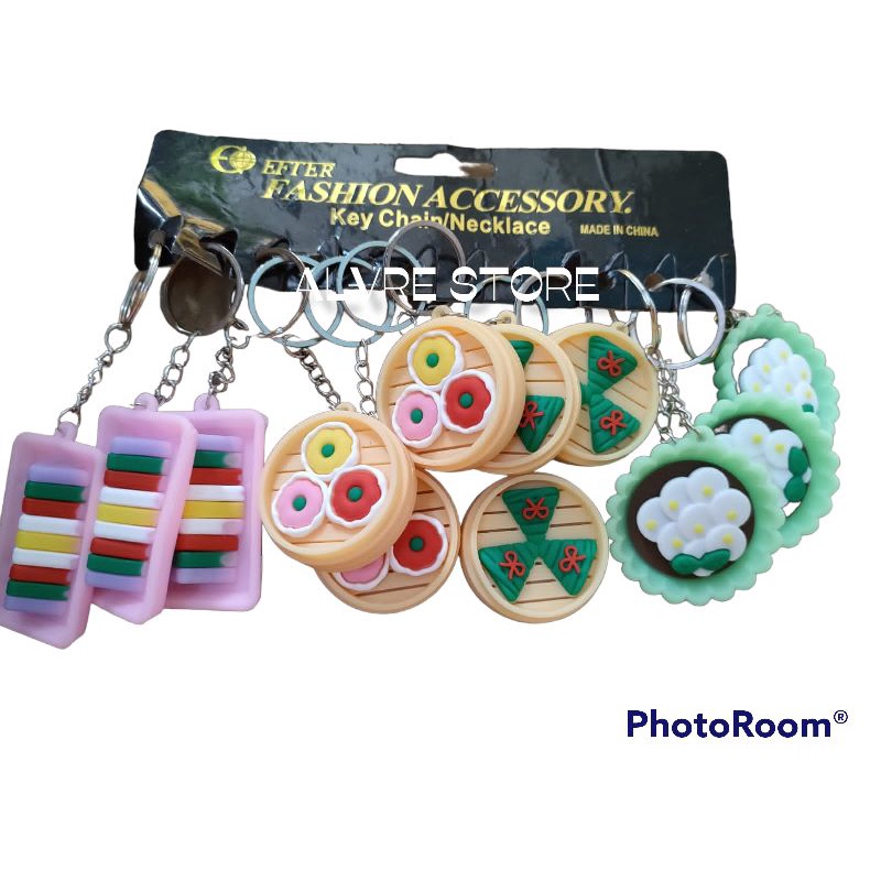 Gantungan Kunci Dimsum Ganci Aksesoris Souvenir Import Key Chains