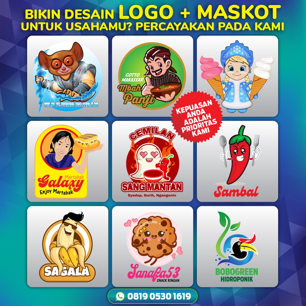 Jasa desain Logo & Maskot
