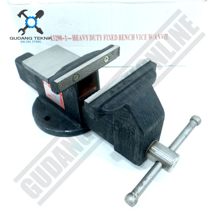 Catok Paron Ukuran 5&quot; BISON / Bench Vice Ragum Meja 5 Inch Tanggem Jepit BISON