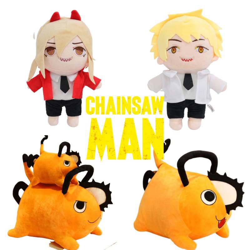 Mainan Boneka Plush Toy Man Denzi Power Kartun Untuk Anak Dan Dewasa