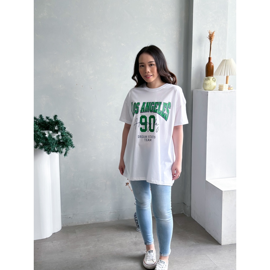 Kaos Wanita Ukuran Jumbo LD 120 XXXL Bahan Cotton Combed 30s