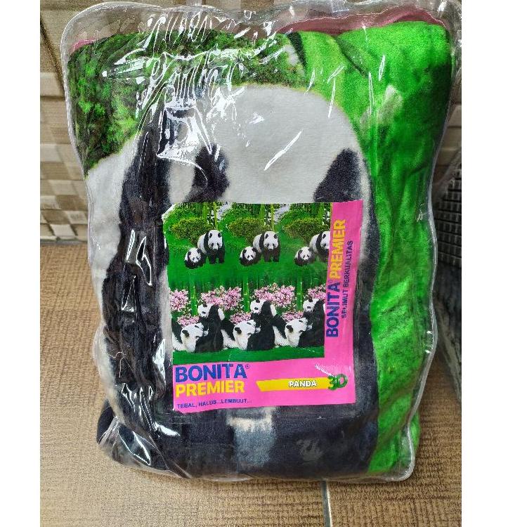 RUB.21De22ᵛ ◦ Selimut Bonita Premier 160x200cm Dewasa Karakter Bulu Tebal