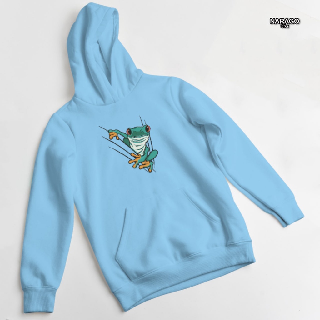 Nara.Grosir - Hoodie Jumper Froggy l Sweater Hodie Unisex