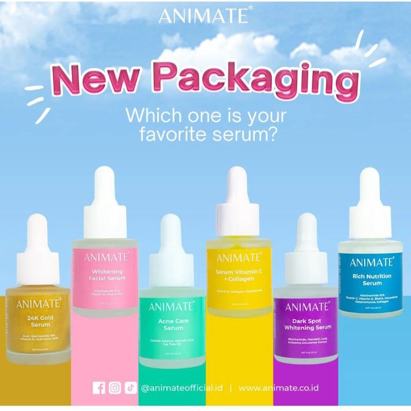 ANIMATE SERUM WAJAH 20ML