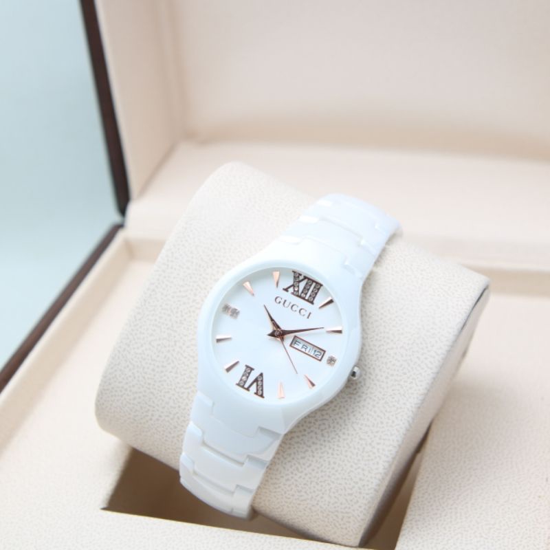 Jam Tangan Wanita Elegan GC CERAMIC Asli Grade Premium Branded