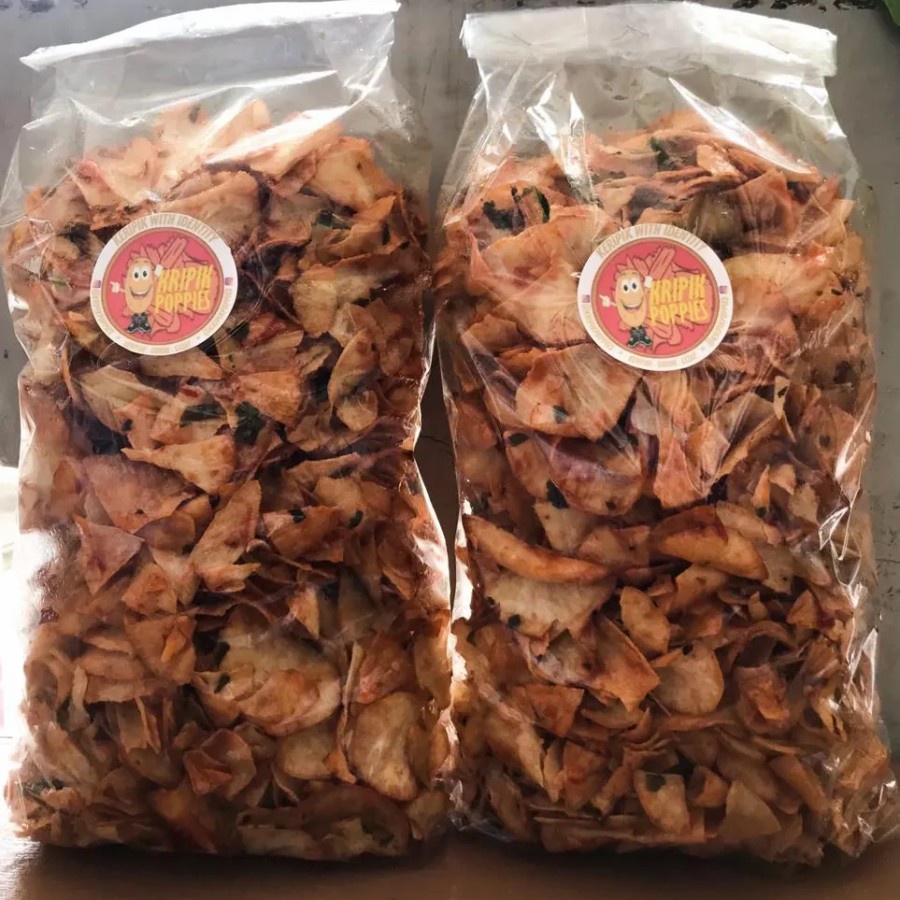 

Keripik / snack SINGKONG BALADO PEDAS MANIS DENGAN DAUN JERUK 1kg