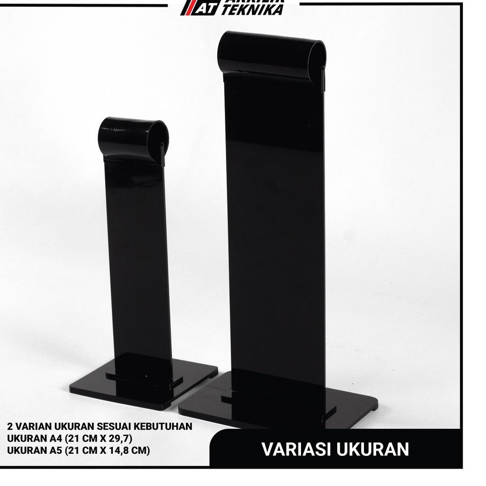 

❂❂❂ DISPLAY MENU AKRILIK / ACRYLIC / GANTUNGAN RESTO A5