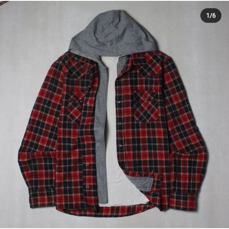 Spinash Flannel Hoodie