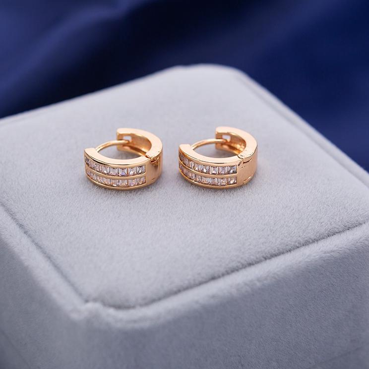 Borong Produk A-31 Anting Gantung Murah Perhiasan Imitasi Lapis Emas Anting batu Anting