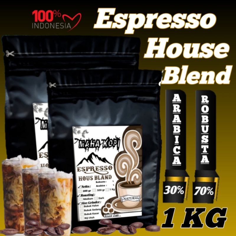 

Espresso House Blend 1Kg Kopi Bubuk 70 30
