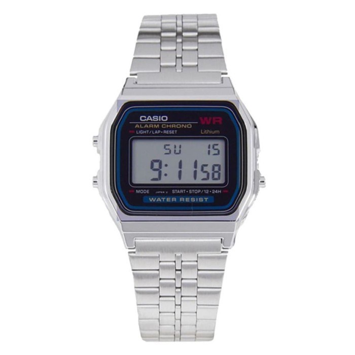 CASIO A159WA-N1DF Jam Tangan Pria Wanita Unisex Digital Vintage Klasik