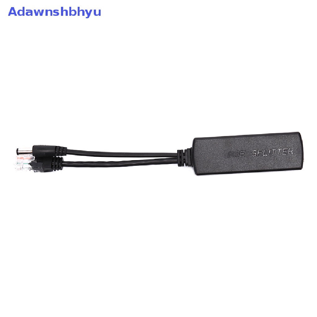 Adhyu Gigabit Active PoE Splitter Power Over Eterna 48V Ke 12V 1A-2A 10.100/1000Mbps ID