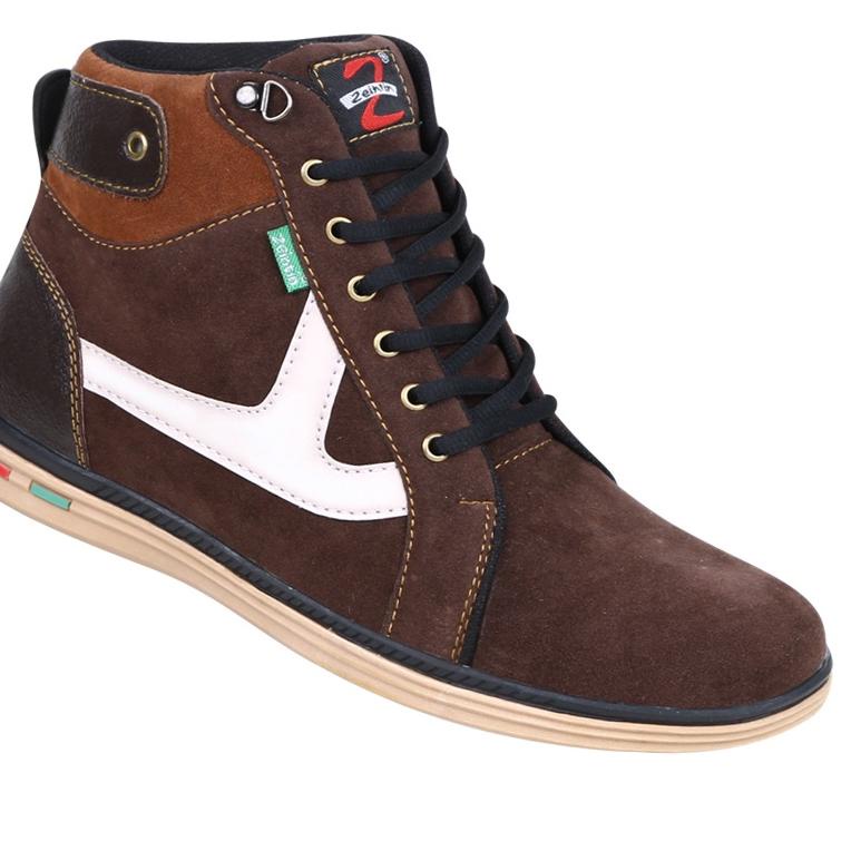 Terbaik Zeintin - Sepatu Boots Pria Sepatu Sneakers Kasual Sepatu Santai Zeintin GR