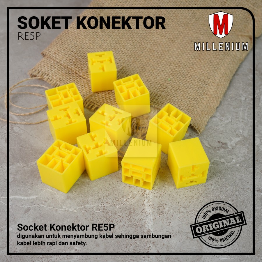 SOCKET / SOKET / RUMAH RELAY KAKI 5 / KAKI 4 KOSONGAN / LAMPU - KLAKSON