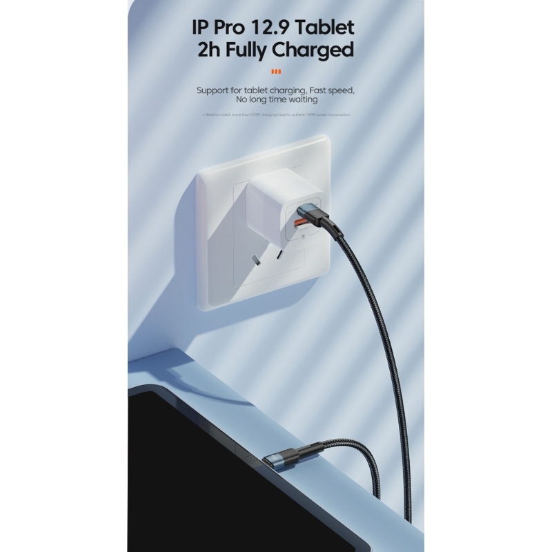 Zzz Kabel USB C PD 100W USB C Ke Tipe C Kabel Fast Charging Untuk Laptop