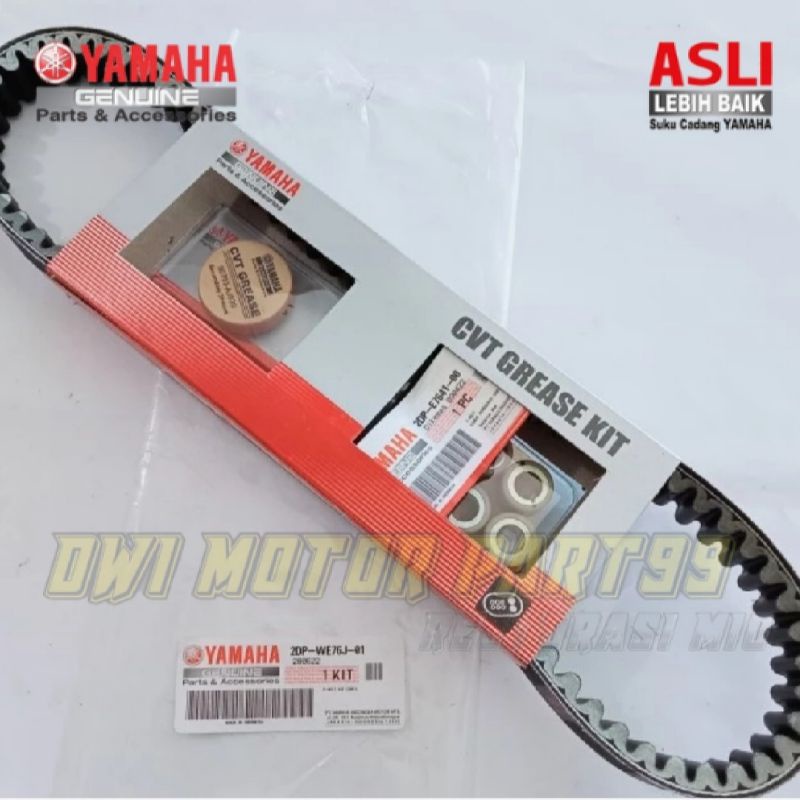 V-BELT VENBELT ASSY PLUS ROLLER NMAX N-MAX N NMAX 155 2DP-WE76J-01 ORIGINAL