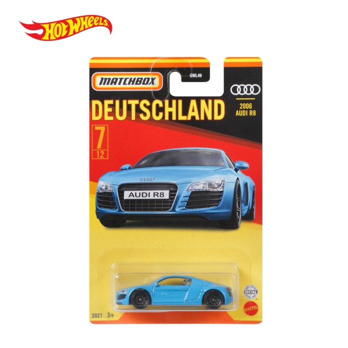Hot Wheels Matchbox Audi R8 - Mainan Mobil Balap #Original
