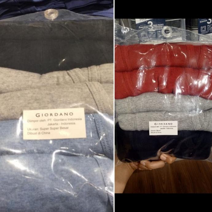 celana dalam pria giordano isi 6 merah biru