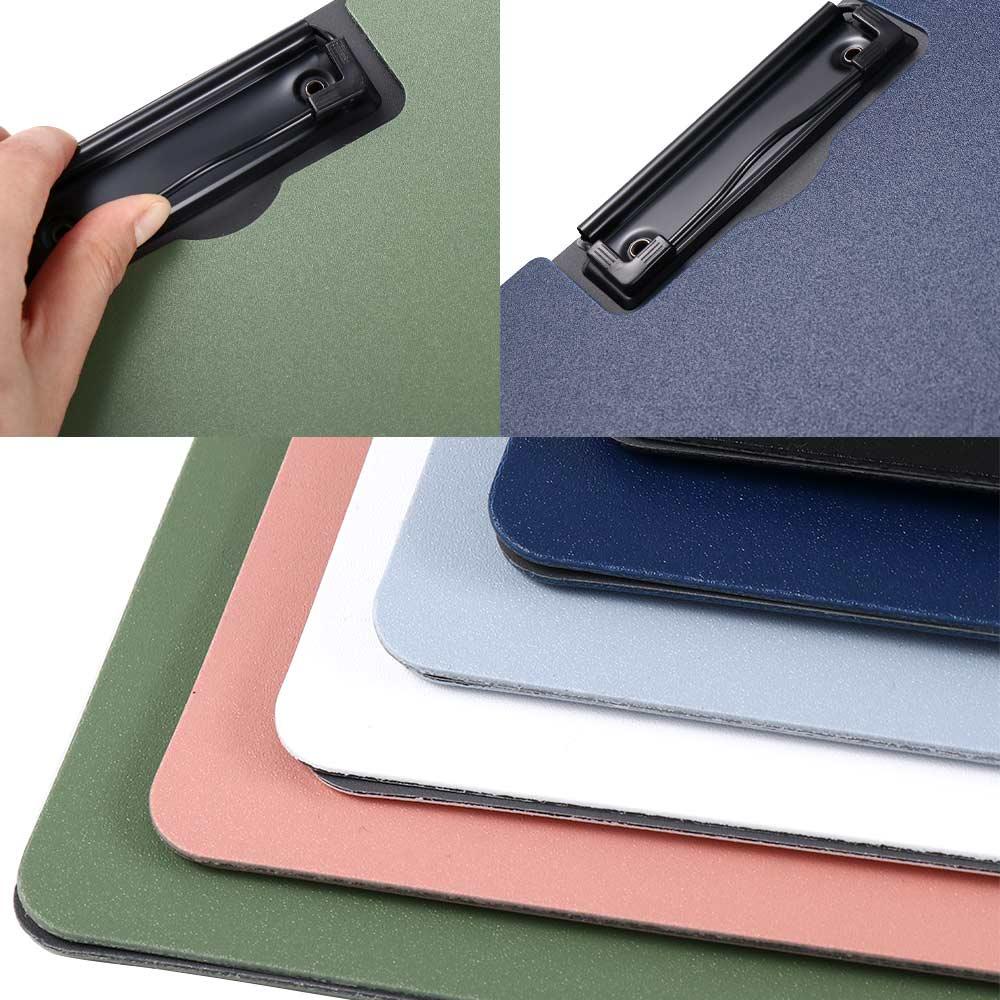 REBUY Rebuy A4 File Folder Double Clips Multifungsi Papan Alas Tulisan Memo Clip Board Test Paper Storage Tulisan Clipboard