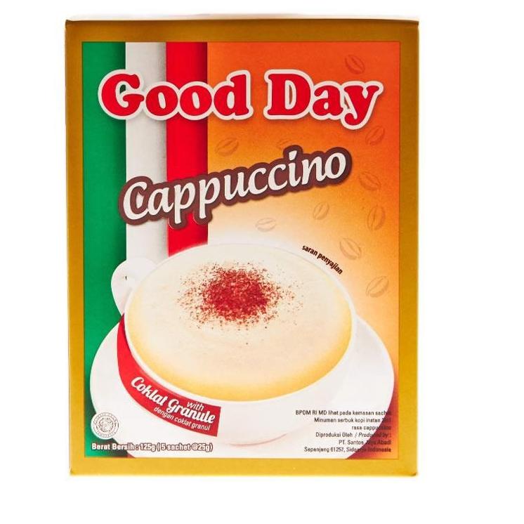 

[I-5-R ✉] GoodDay Cappucino renceng ( 10 x 25 gram )-premium