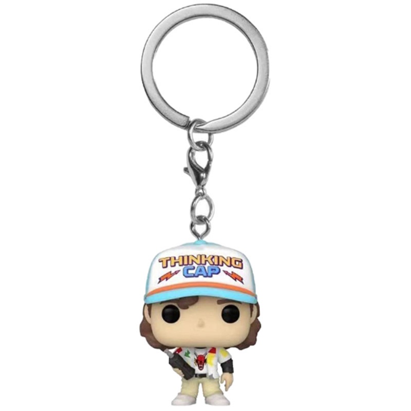 Stranger Things Gantungan Kunci Action Figure Toys Sebelas Dengan Eggos Demogorgon Model Vinyl Boneka Keyring Hadiah Ulang Tahun Anak