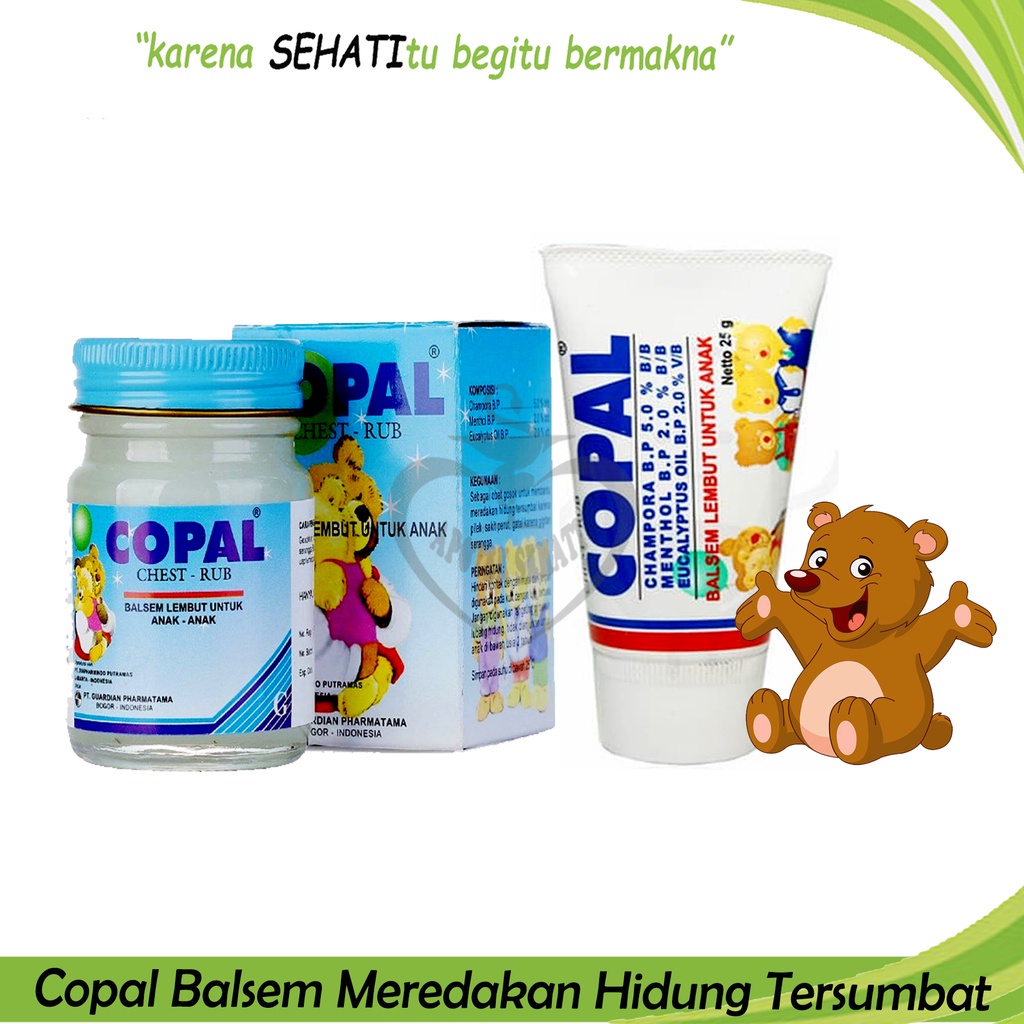 COPAL CHEST RUB BALSEM GOSOK BAYI 25GR HIDUNG TERSUMBAT