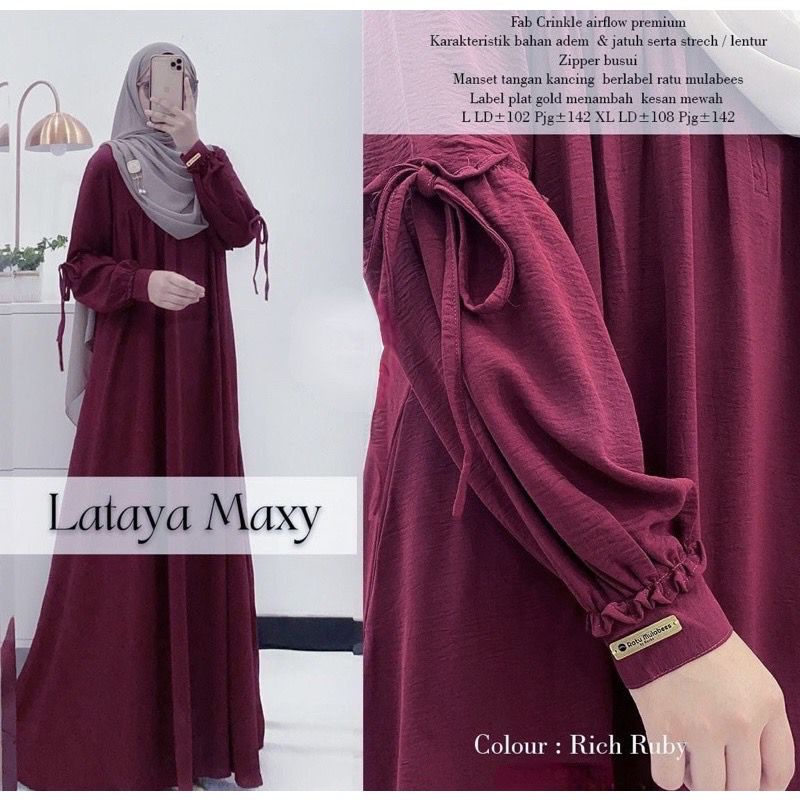 (DBY) GAMIS LENGAN REMPEL ROSE DRESS WANITA CRINCLE AIRFLOW