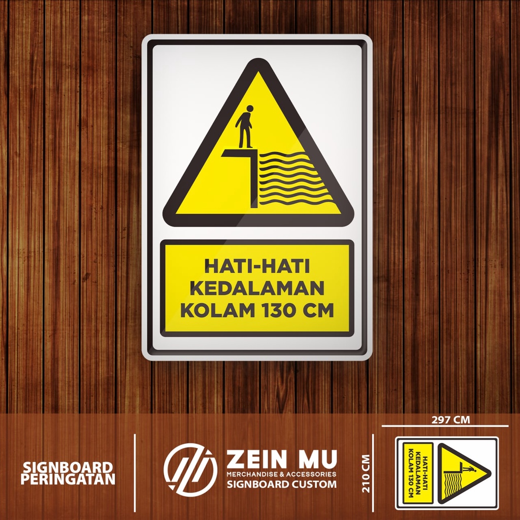 Jual PAPAN PERINGATAN KOLAM RENANG / VILLA / HOTEL / TEMPAT REKREASI