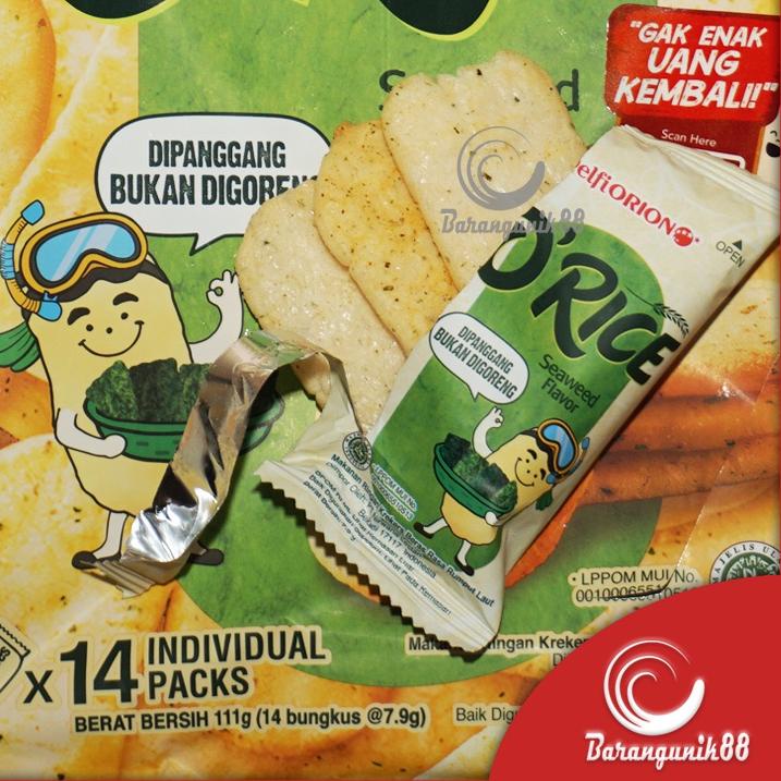 

Pasti Ada ✶ Crackers Rice Delfi Orion Krekers Beras O'Rice Orice Seaweed..