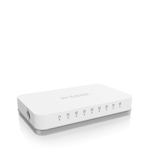 D-Link DGS-1008A 8-port 10/100/1000Mbps Gigabit Unmanaged Switch